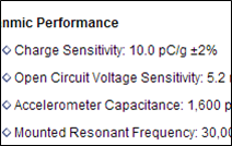 Sensor Sensitivity